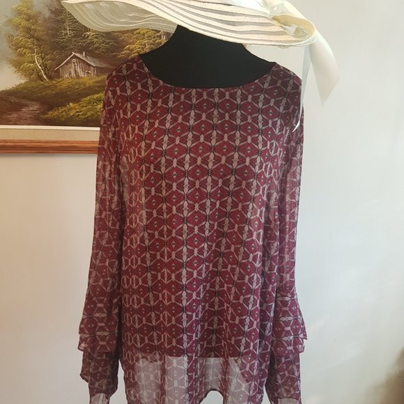 chiffon blouse - Picture 1 of 10